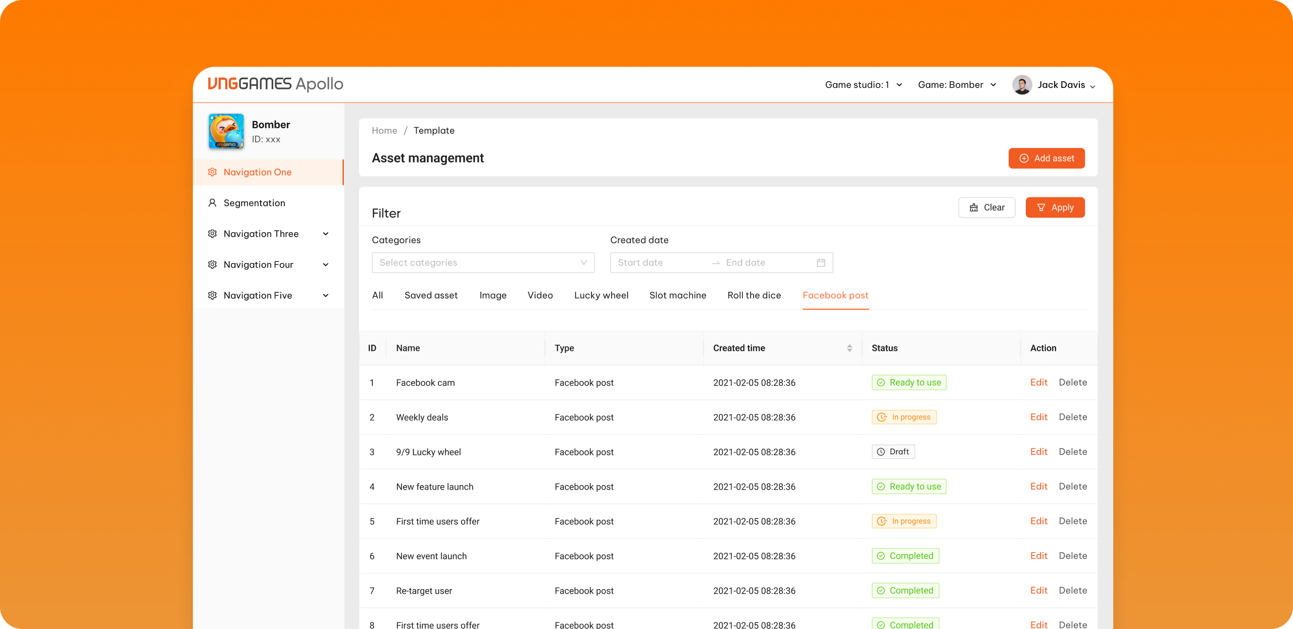 Marketing SaaS platform