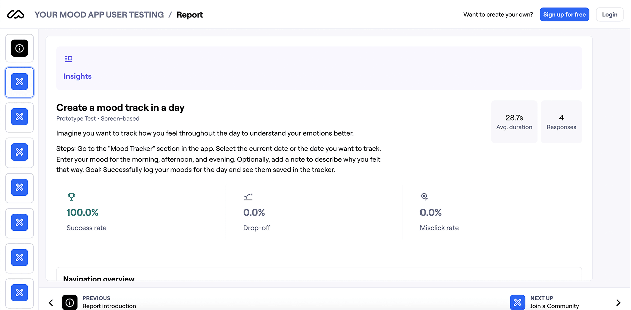 User Interview Test